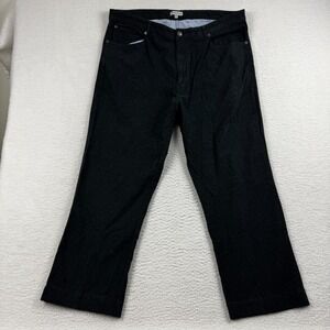 Peter Millar Mountainside Flannel Pants Mens 40 Gray Cotton Stretch Straight Leg